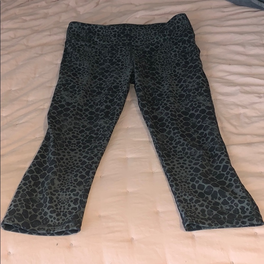 Snake skin leggings.
